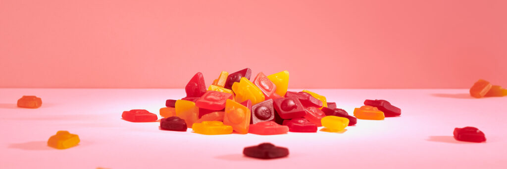 Colorful gummies