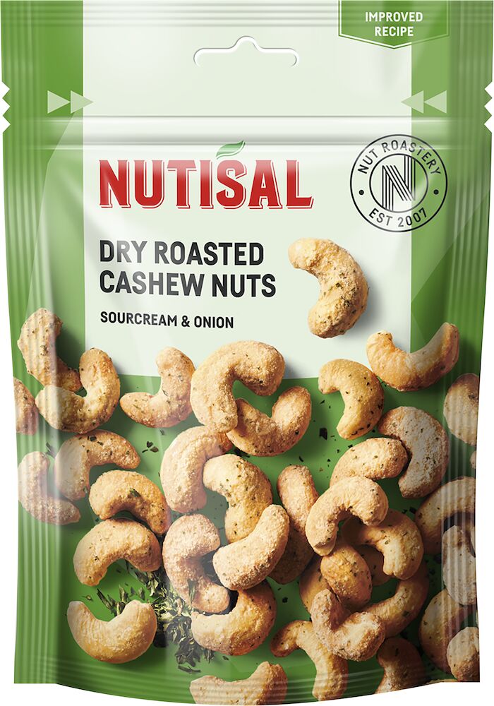 Nutisal Cashew Sourcream & Onion 140g