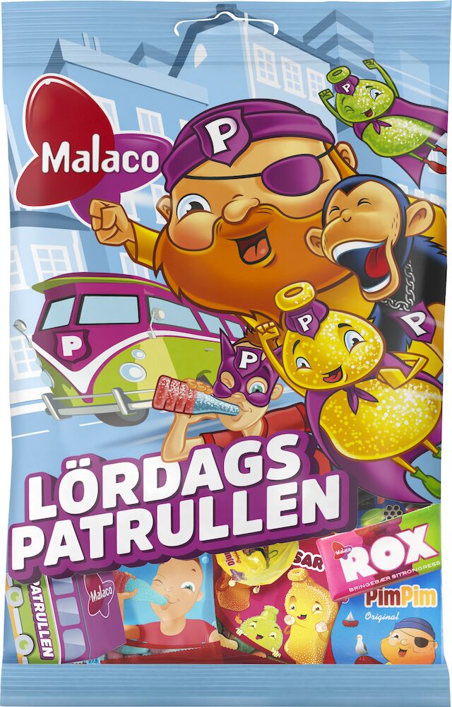 Malaco Lørdagspatrullen 155g