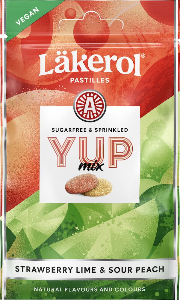 Läkerol YUP Strawberry Lime & Sour Lime 30g