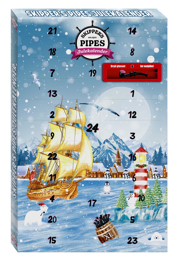 Skipper's Pipes Julekalender 25 låger 452g