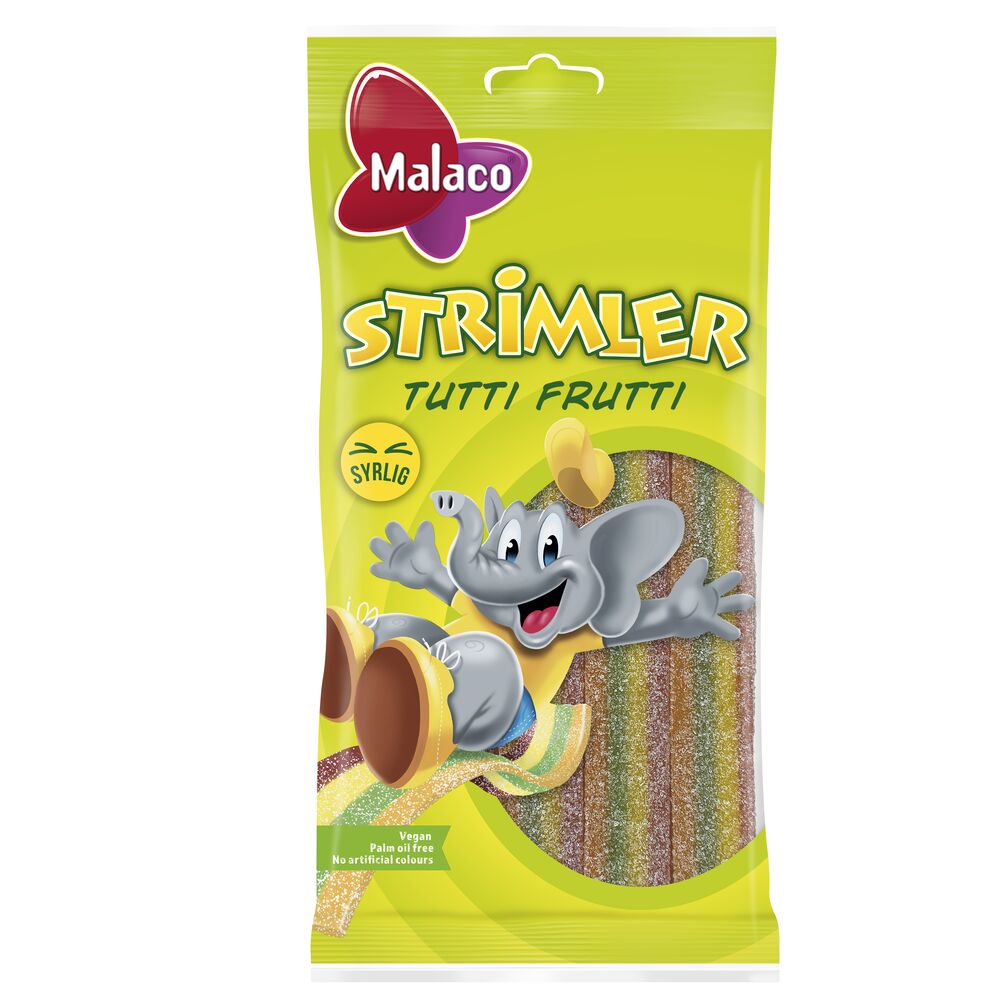 Malaco Strimler Tutti Frutti 80g