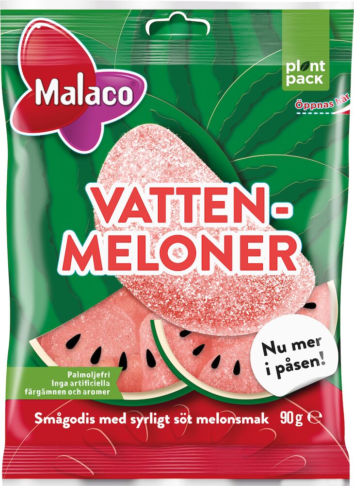 Malaco Vandmeloner 90g