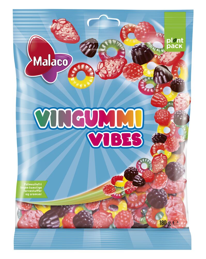 Malaco Vingummi Vibes 180g