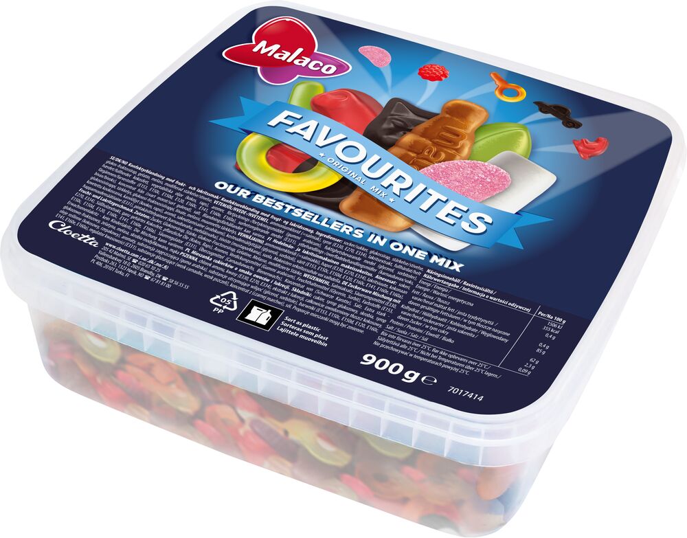 Malaco Favorites 900g