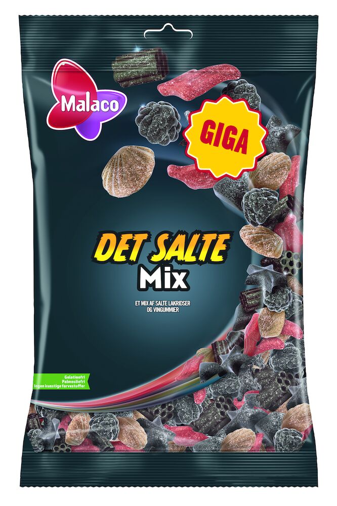 Malaco Det Salte Mix 800g