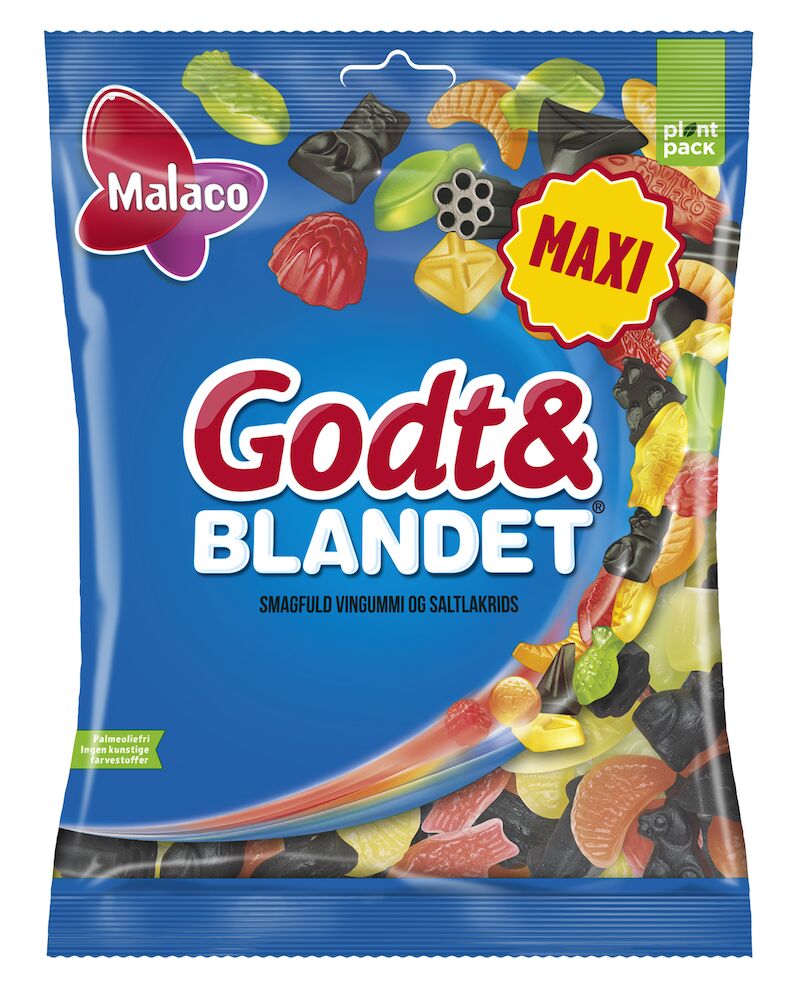 Malaco Godt & Blandet Original 340g