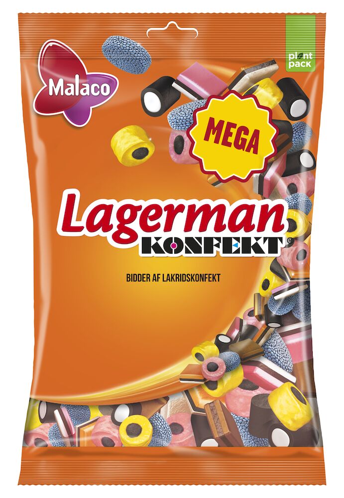 Malaco Lagerman Konfekt 520g