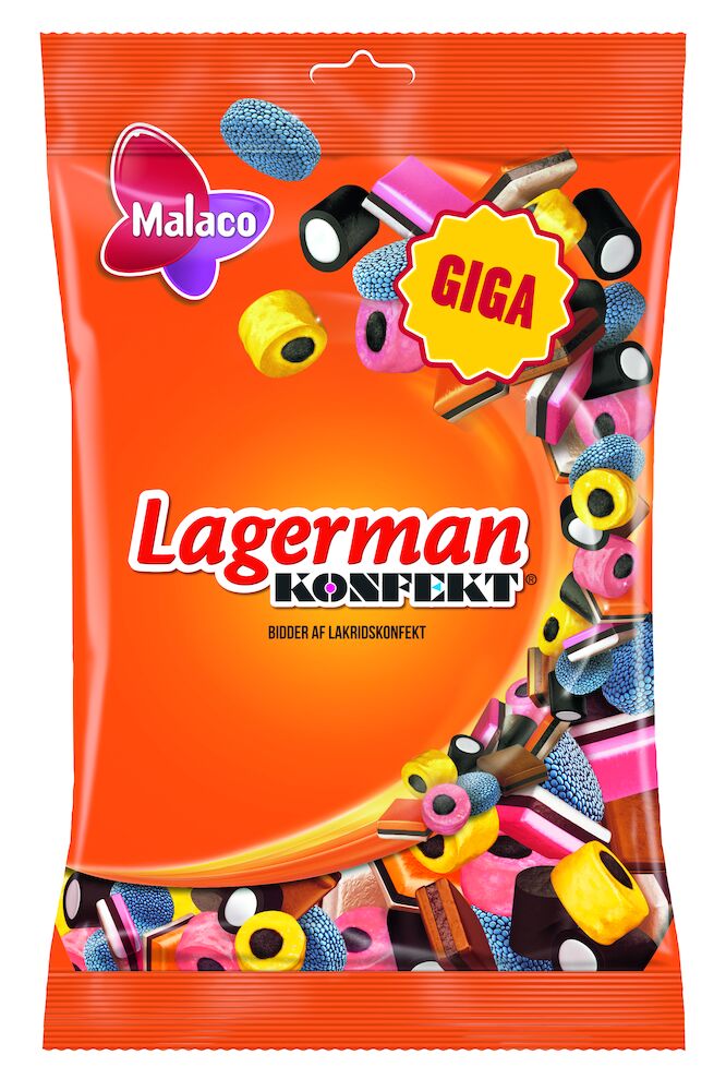 Malaco Lagerman Konfekt 900g