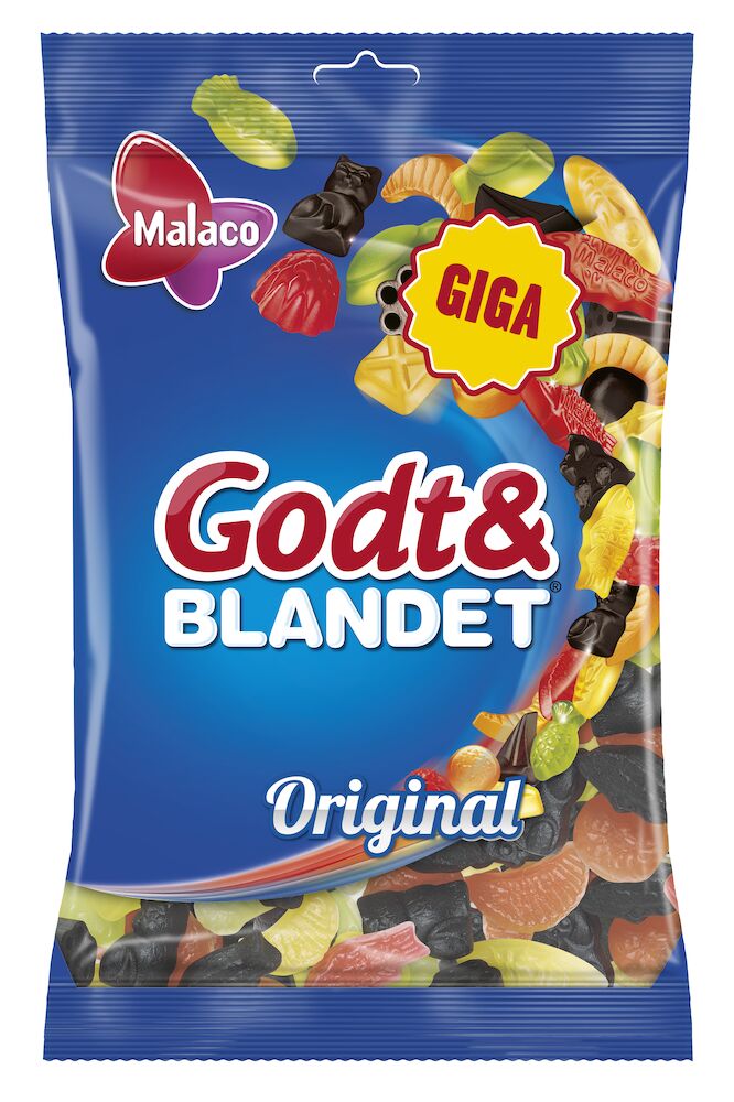 Malaco Godt & Blandet Original 900g