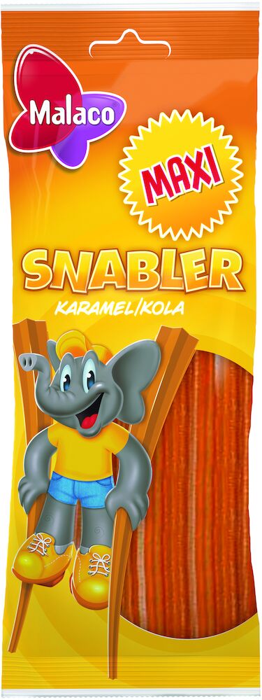 Malaco Snabler Karamel 200g