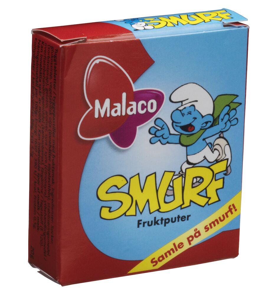 Malaco Smurf Fruktputer 20g